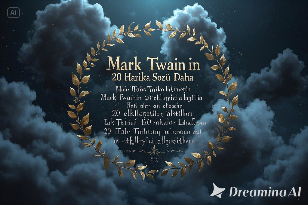 Mark Twain'in 20 Harika Sözü Daha