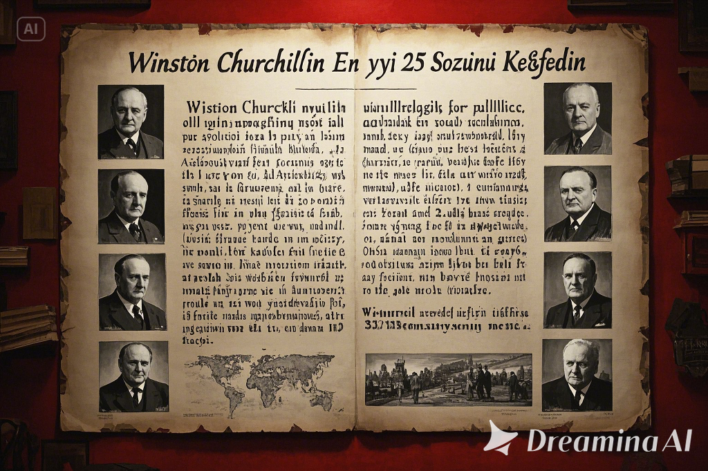Winston Churchill'in En İyi 25 Sözünü Keşfedin